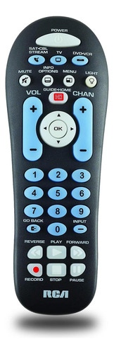 Rca Rcr313be Big Boton Three Universal Remote Devices,