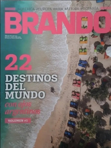 Revista Brando Pocket 22 Destinos Del Mundo Volumen 1
