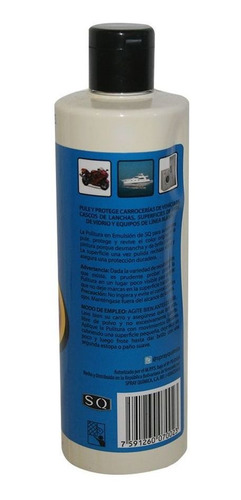 Imagen 2 de 6 de Cera / Pulitura Para Pintura Automotríz Sq, 360cc