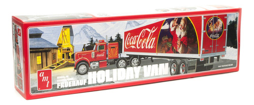 Amt Fruehauf Holiday Hauler Semi Trailer Coca Cola Kit 1:25