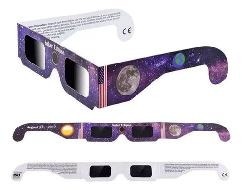Ver Gafas Para Eclipse Ver Gafas De Tormenta Solar 100pcs