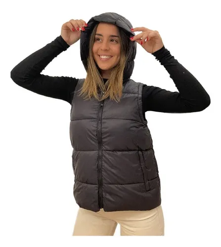 Chaleco Tokio Puffer Impermeable Nylon Mujer Importado
