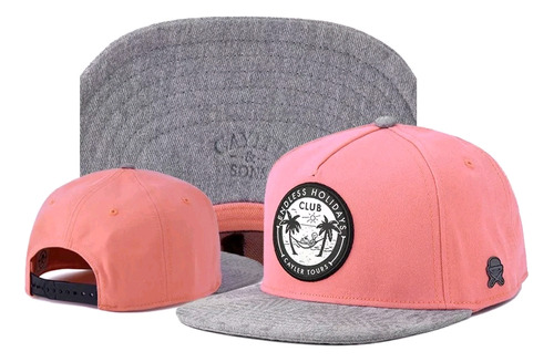 Gorra Cayler Rosa Calavera Playa Ajustable 