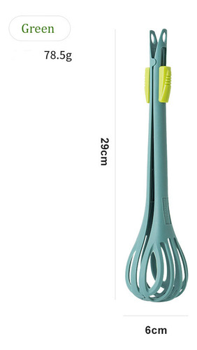 Batidor De Nylon Multiusos, Pinzas Para Alimentos De Doble U