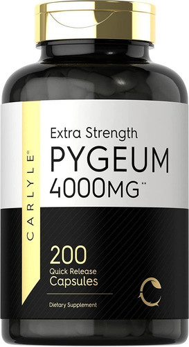 Carlyle - Corteza De Pygeum Africanum- 200 Cáps -