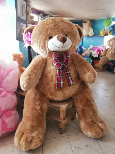 Oso De Peluche Gigante 2metros Perfumado Y Moño De Regalo