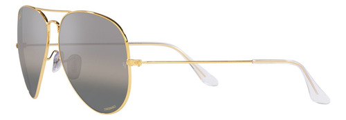 Lentes De Sol Rb3025 Aviator Chromance Plateado/gris Ray-ban