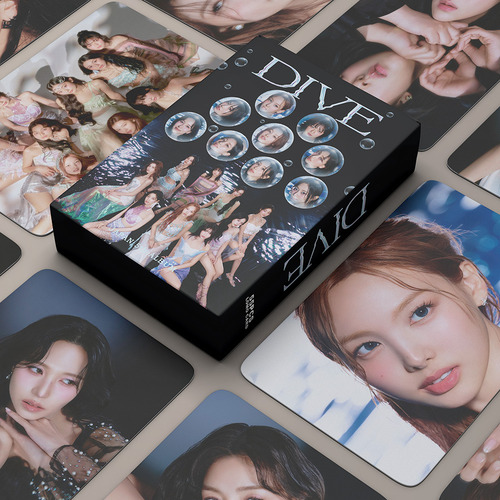 Twice-dive Album-55 Tarjetas Lomo Pequeñas+94 Pegatinas