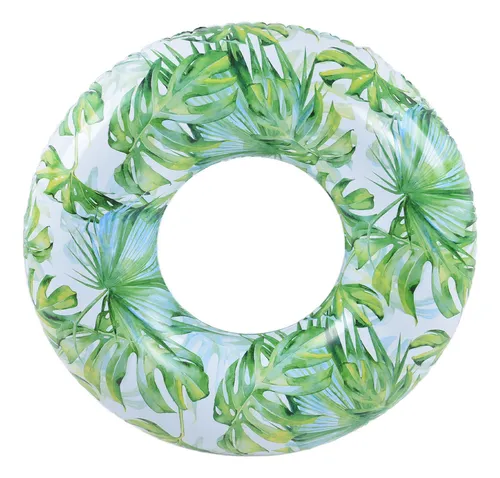 Patrón Inflable De Hojas De Natación Para Niños Y Adultos