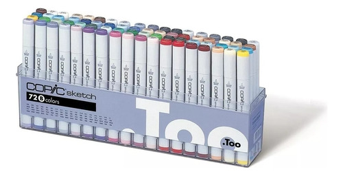 Marcadores Copic Sketch ( B ) En Estuche X 72 Colores 