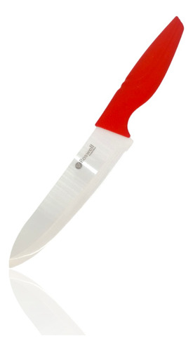 Cuchillo Porcelana Mango Rojo 15 Cm Crystal Rock