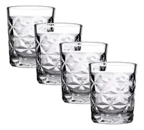 Comprar Set X 4 Vasos Trago Whisky Agua Vidrio Estrella Pasabahce