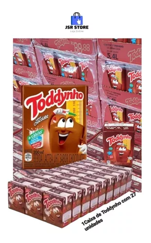 Kit Bebida Láctea UHT Toddynho Chocolate 200ml - 5 Unidades