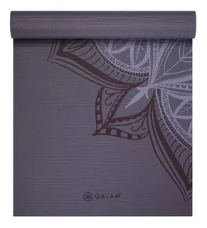 Mat Yoga 5mm Colchoneta Mats Gaiam N°1 Usa Ecológico- El Rey Color Aubergine Point