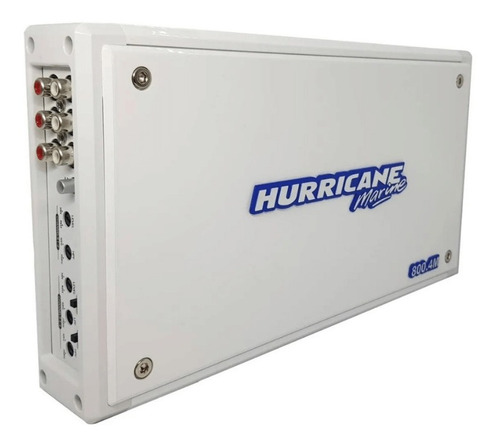 Módulo Amplificador Marine 800.4m 800w 4 Canais - Hurricane Cor Branco