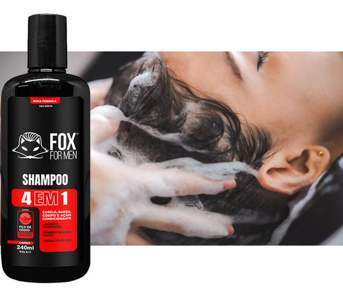 Shampoo 4x1 Hidratante Xampu Shampu Champu Shampoo Xampoo