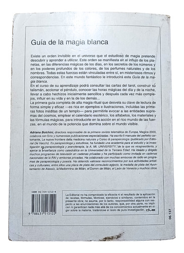 Guía De La Magia Blanca. Adriana Bolchini (Usado)