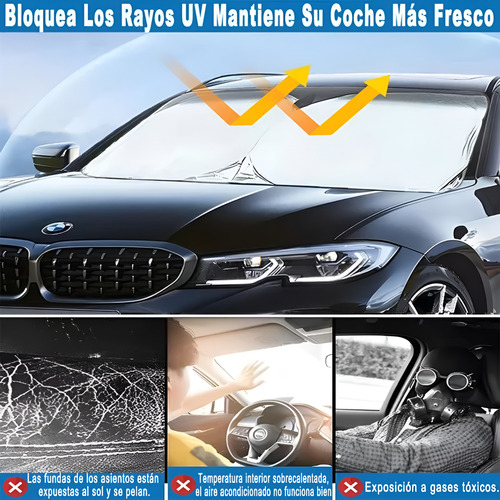 Parasol Parabrisas Plegable Prevenir Solar Auto Suv Premium