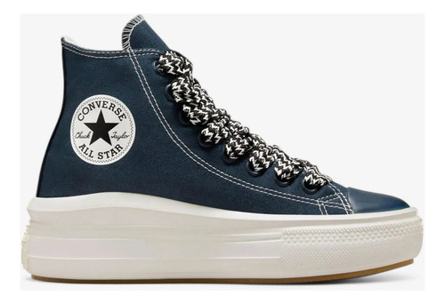 Zapatillas Converse Chuck Taylor Move Hi Platform Azul Blanc