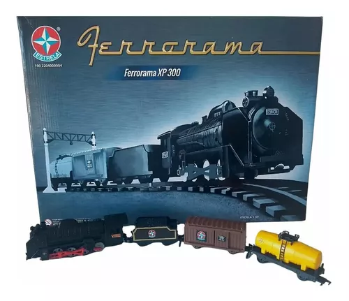 Trem Locomotiva Ferrorama Brinquedo de Criança e Adulto 