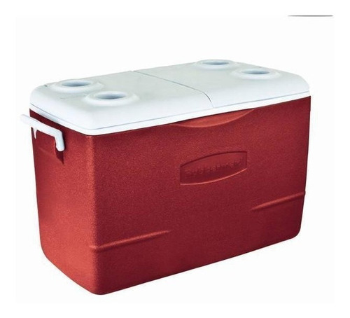 Hielera 50qt Roja Rubbermaid R-h50r