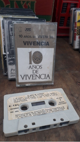 Vivencia 10 Anos Cassette