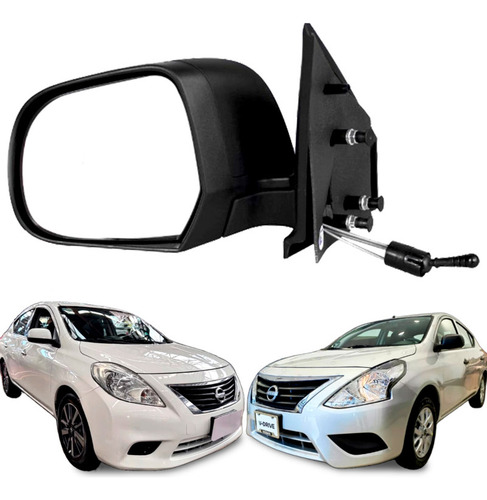 Espejo Versa Vdrive 2017 2018 2019 2020 Ctrol Man P/pint Izq