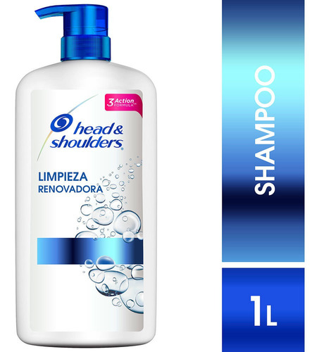 Shampoo Head & Shoulders Limpieza Renovadora 1l