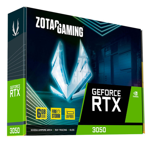 Placa De Vídeo Rtx 3050 6gb Lp Gddr6 96bits Zotac