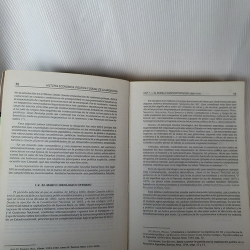 Imagen 9 de 10 de Historia Economica Politica Y Social De Argentina Rapoport