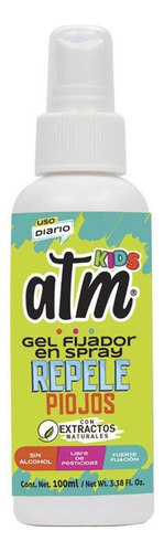 Gel Para Peinar En Spray Atm Repele Piojos 100ml