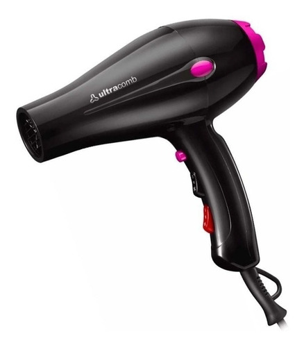 Imagen 2 de 3 de Secador de pelo Ultracomb SC-4607 negro 220V