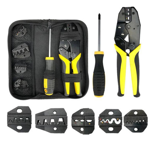 Kit Alicate Crimpar + Box De 1200 Terminal Ilhós 0,25 A 35mm