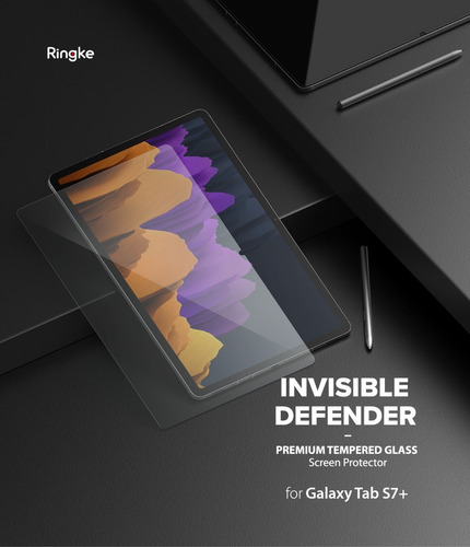 Imagen 7 de 10 de Vidrio Templado Ringke Samsung Tab S7 Plus Gorilla Glass