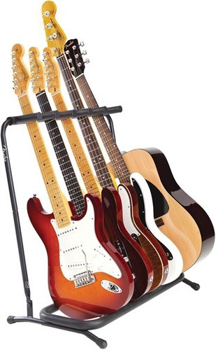 Stand Fender Para Cinco Guitarras, 0991808005 Color Negro Tamaño Normal