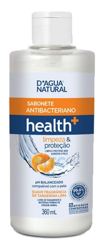 Sabonete Antibacteriano Health+ 360ml D'água Natural