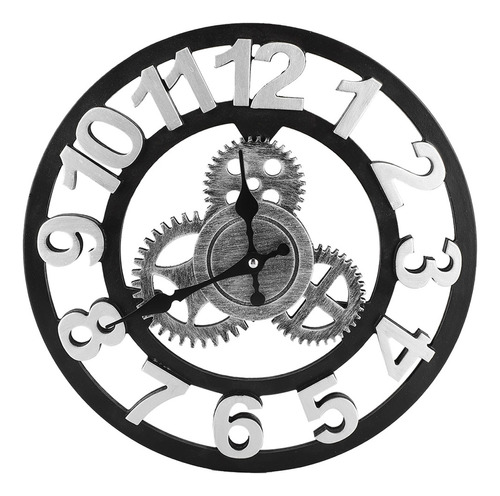 Reloj De Pared Gear, Retro, Industrial, Modelo Vintage Para