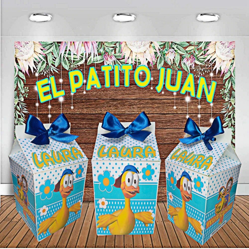 12 Cajas Milk Patito Juan (18x9,50x9,50 Cm