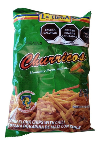 1 Bolsa De Churricos La Lupita De 200g