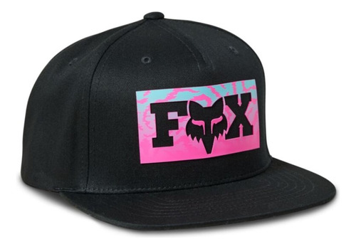 Gorra Nuklr Negra Fucsia Snapback Moto Motocross Atv Fox 