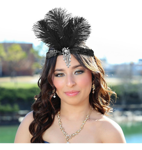 Diadema De Los Años 20 Para Mujer, Accesorios De Disfraz