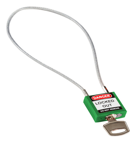 Candado Cable Compacto Cilindro Pin Espacio Libre Altura