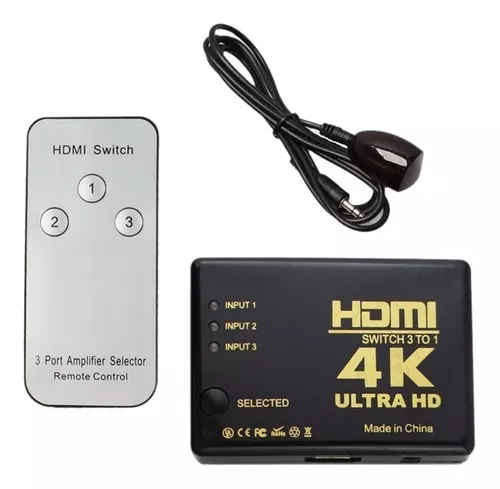 Switch Hdmi Splitter 5 Entrada Y 1 Salida 4k Argomtech