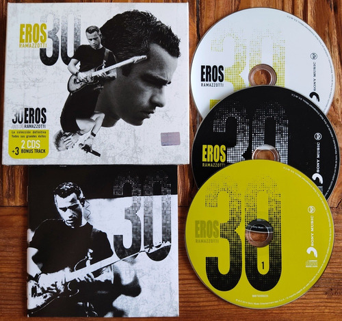 Eros Ramazzotti 30 Antología En Español 2 Cd's Dvd México Ra