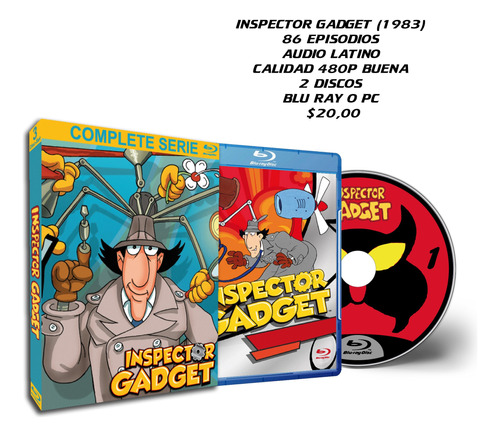 Inspector Gadget 1983 Serie Animada Completa