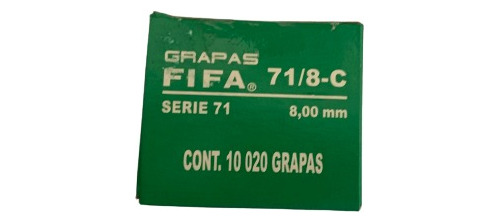 Grapas Tapicería Fifa 71/8-c Serie 71  10,020 Piezas 8mm