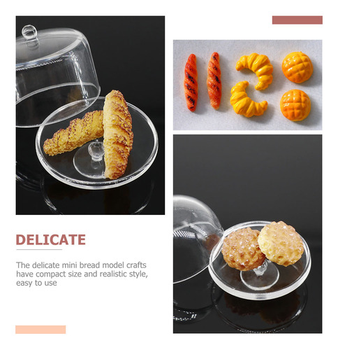 12 Piezas De Accesorios Realistas Para Decoración De Pan En