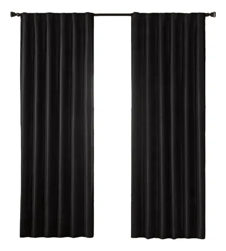 Combo X 4juego Blackout Textil Lavable Cubre 100%la Luz 220m