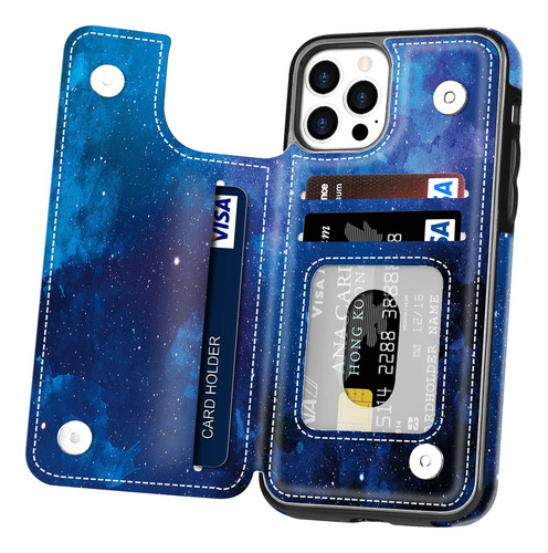 Hoofur Funda Protectora Para iPhone 12 Pro, Con Ranura Para 