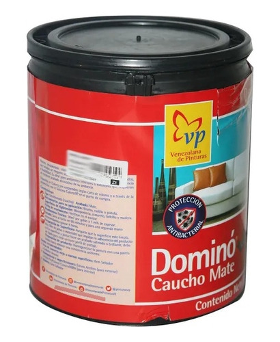 Pintura Caucho Mate Gris Selecto Vp Dominó